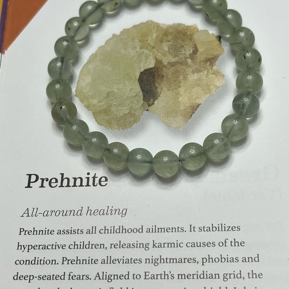 Prehnite bracelet